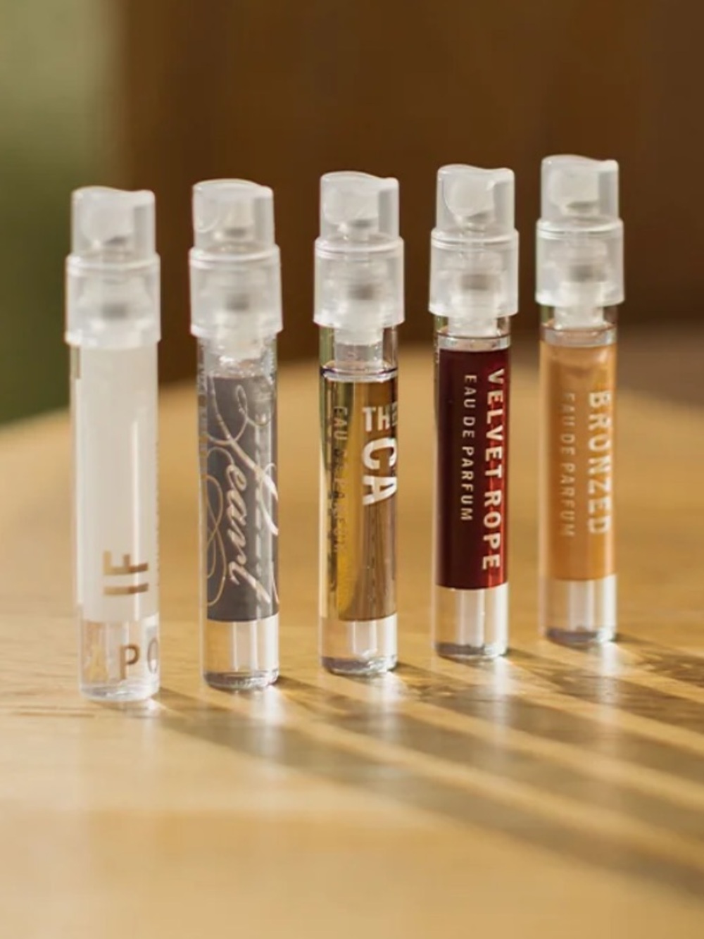 NEW Apothia Los Angeles 5 vial fragrance sample set